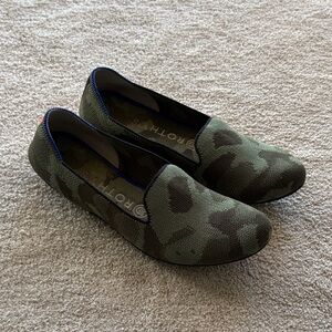Rothy's Green Camouflage Flats